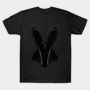 Queen of Spades corset (grey) T-Shirt